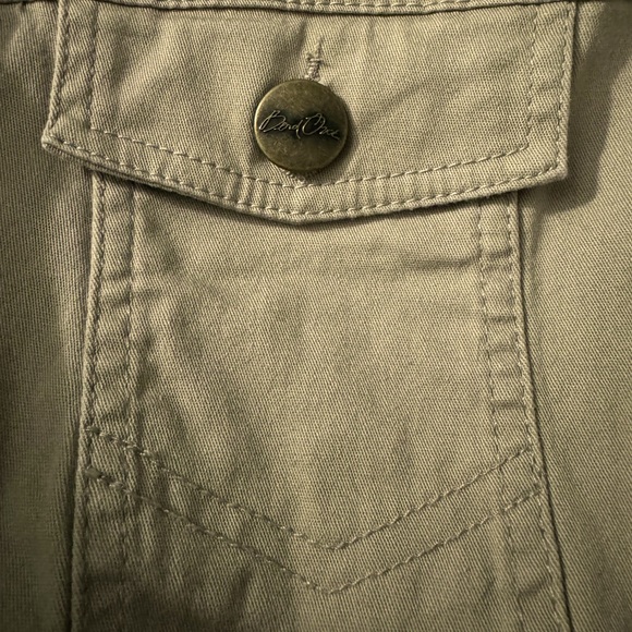 ❄️LAYERS! BendOver denim vest - Tan- size 16 - Picture 4 of 7